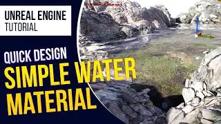 UE4 Simple Water Material l Unreal Engine 4.26 (Tutorial)