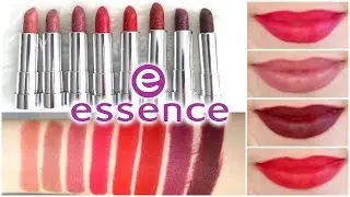 Essence Matt Matt Matt Lipstick Review + Lip Swatches || Best Drugstore Matte Lipstick?