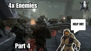 Beating Halo 3 With 4x The Enemies on Legendary [Part 4]