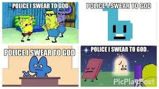 Police I swear to god meme Quadparision