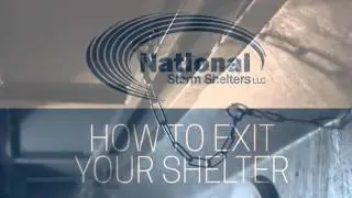 How to use your underground storm shelter
