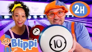 Blippi and Meekahs Bowling Ball Blast! | BEST OF BLIPPI TOYS | Educational Videos for Kids