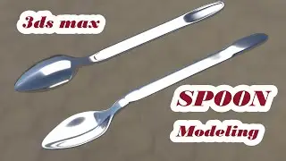 SPOON modeling in 3ds max no plugin