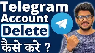 How To Delete Telegram Account | Telegram Account delete kaise kare (android/iPhone)