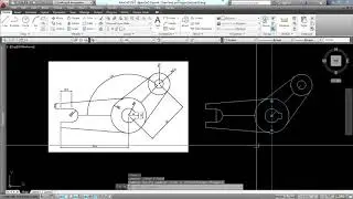 AutoCAD Tutorial: Draw lines tangent to circles, Exercise #1