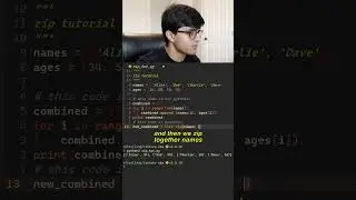 You NEED To Know This Python Function: Zip()