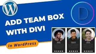 How to Add Team Box in Blog With Divi Builder in WordPress | Divi Page Builder Tutorial 2022