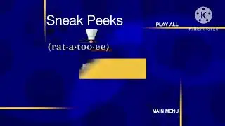 Sneak Peeks Menu to Cars 2006 DVD (but it’s a filmreel one)