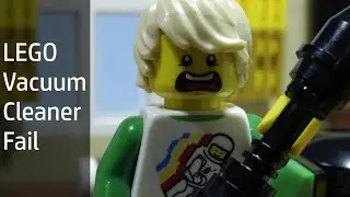 My first Dragonframe Brickfilm - Lego Vacuum Cleaner Fail & Behind the Scenes