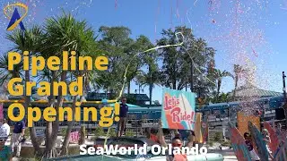 Grand Opening of Pipeline Surf Coaster at SeaWorld Orlando