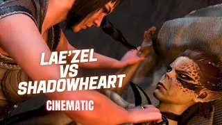 Lazel and Shadowheart Fight - Kill and Forgive Both Routes Cinematics - Baldur's Gate 3