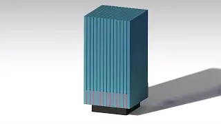 ✅💯✅ Catia Model for Ansys # 33 : Finned Heat Exchanger