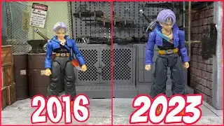 COMPARISON SH Figuarts Trunks Premium Color and The Boy from The Future Edition