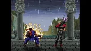 Evil Ryu vs Lord Goenitz