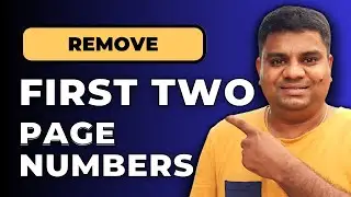 How To Remove First Two Page Numbers In Word