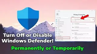 FASTEST Way To Turn Off or Disable Windows Defender in Windows (2023 Tutorial) | How To