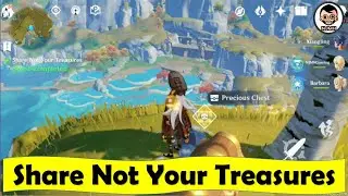 Share Not Your Treasures - Find the Treasures Location | Genshin Impact | Non-Copyrighted Gameplay