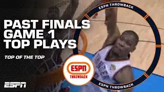 BEST MOMENTS: All-time GREATS from NBA Finals Game 1 🔥 | ESPN Throwback