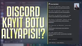 DİSCORD KAYIT BOTU ALTYAPISI!   Discord Bot Altyapı   Discord Kayıt Botu Yapma   Discord Bot Yapma