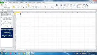 Copy Multiple Texts and Paste all at a time in Excel