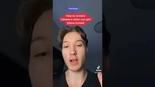How to remove followers when you get follow botted👀 My twitch: TheOneVex #shorts #tiktok #fyp #tips
