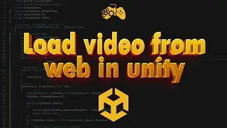 load video from web in unity