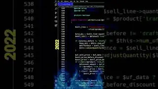 Then vs now | coding | php | 