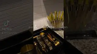 Setting Up My $1M ALL GOLD kitchen