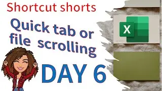 Excel shortcut keys: switching between workbooks and quickly switch worksheets in excel