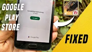 😥 Play Store Something Went Wrong Problem | How To Fix Something Went Wrong in Play Store |