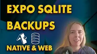Expo SQLite tutorial: Import and Export on Native and Web