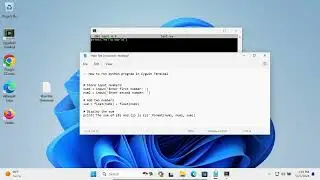 How to run python in cygwin