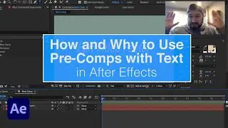 Why Use Pre-Comps with Text in After Effects