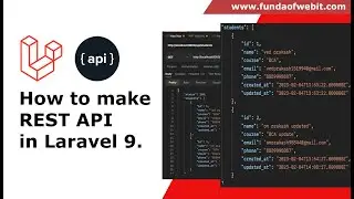 Laravel 9 rest api tutorial | How to make rest API in laravel 9 | Laravel 9 API CRUD from Scratch