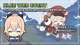 NEW klee web event guide (FREE 120 PRIMOGEMS) journey with a gentle breeze genshin