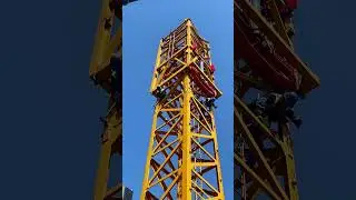 Fixing process of tower crane pin