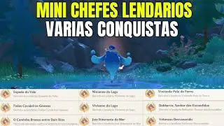 OS 8 MINI CHEFES LENDARIOS DE FONTAINE + 9 CONQUISTAS SECRETAS GENSHIN IMPACT