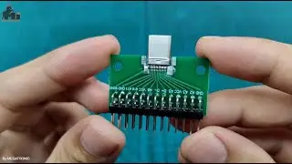 TC24PM-B184 | TYPE-C Test Board USB 3.1 with PCB Board Adapter 24P male Connector Board DIY