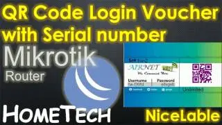 MikroTik Hotspot QR Code Vouchers with Serial Number | NiceLabel How to Label Design