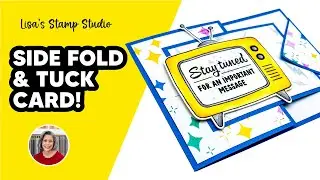 Make a Side Fold & Tuck Card Using Designer Paper with these Easy Steps
