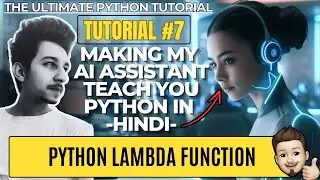 🐍Master LAMBDA FUNCTION and HIGHER ORDER FUNCTION in Python🐍 Python in Hindi