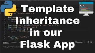 Template Inheritance in Flask with an Example - Character Counter Web App in Flask