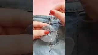 Fix broken jeans button 🌈  