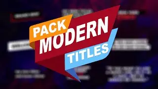 Auto Resize Modern Titles - After Effects Templates