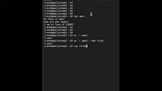 How to print and redirect a file or command context in Linux | Tee command in linux | #DSL #linux