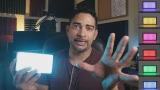PORTABLE RGB LIGHT for VIDEO |  Every COLOR you could WANT!! RGB LED Full Color Video Light