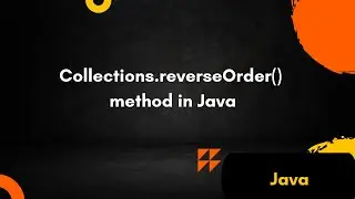 Collections.reverseOrder() method in Java | Collections Class In java