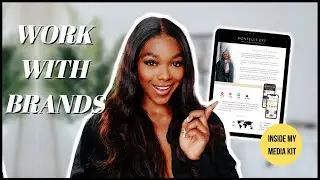 How to create a HIGH QUALITY media kit | brand collabs
