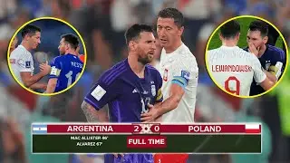 The Day Lionel Messi Eliminated Robert Lewandowski & Poland From World Cup