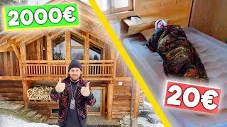 Chalet à 2000€ la nuit VS Chalet à 20€